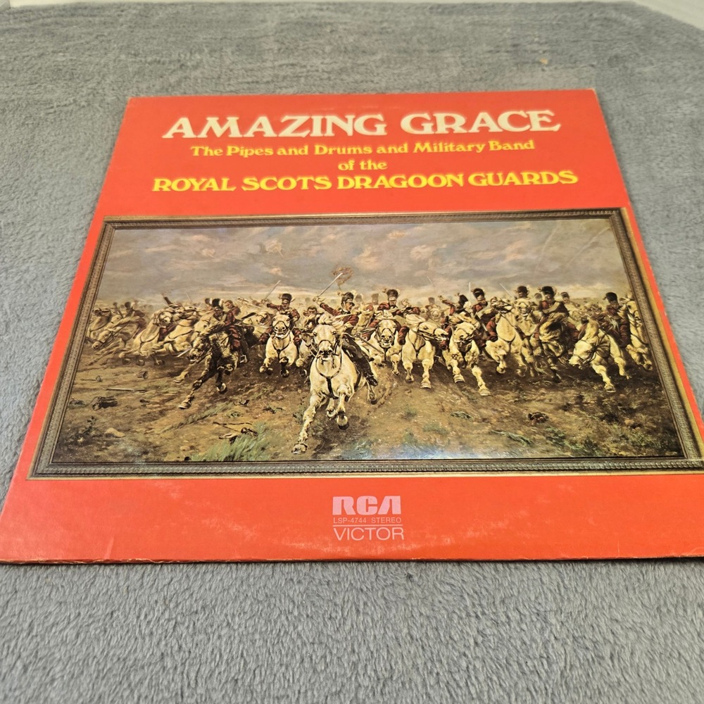 Amazing Grace Royal Scots Dragoon Guards RCA Victor LSP-4744 Vinyl LP 1972